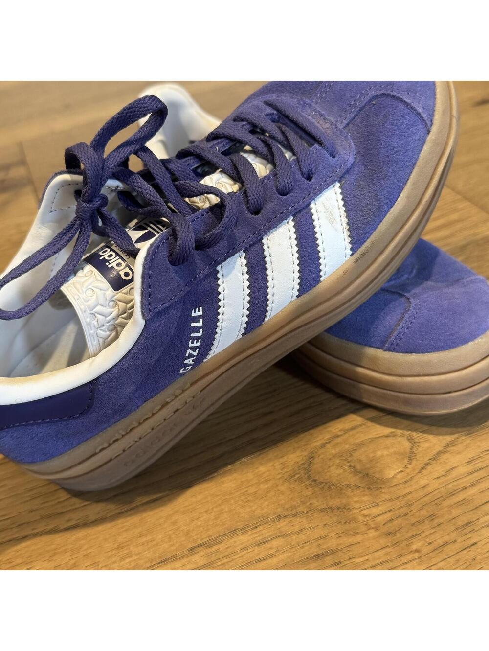 Adidas Gazelle 6.5 Purple Suede Sneakers